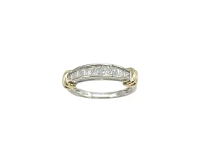 1 Carat Princess Cut Diamond Band