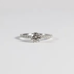 1.00 Round Solitaire with Accented Band