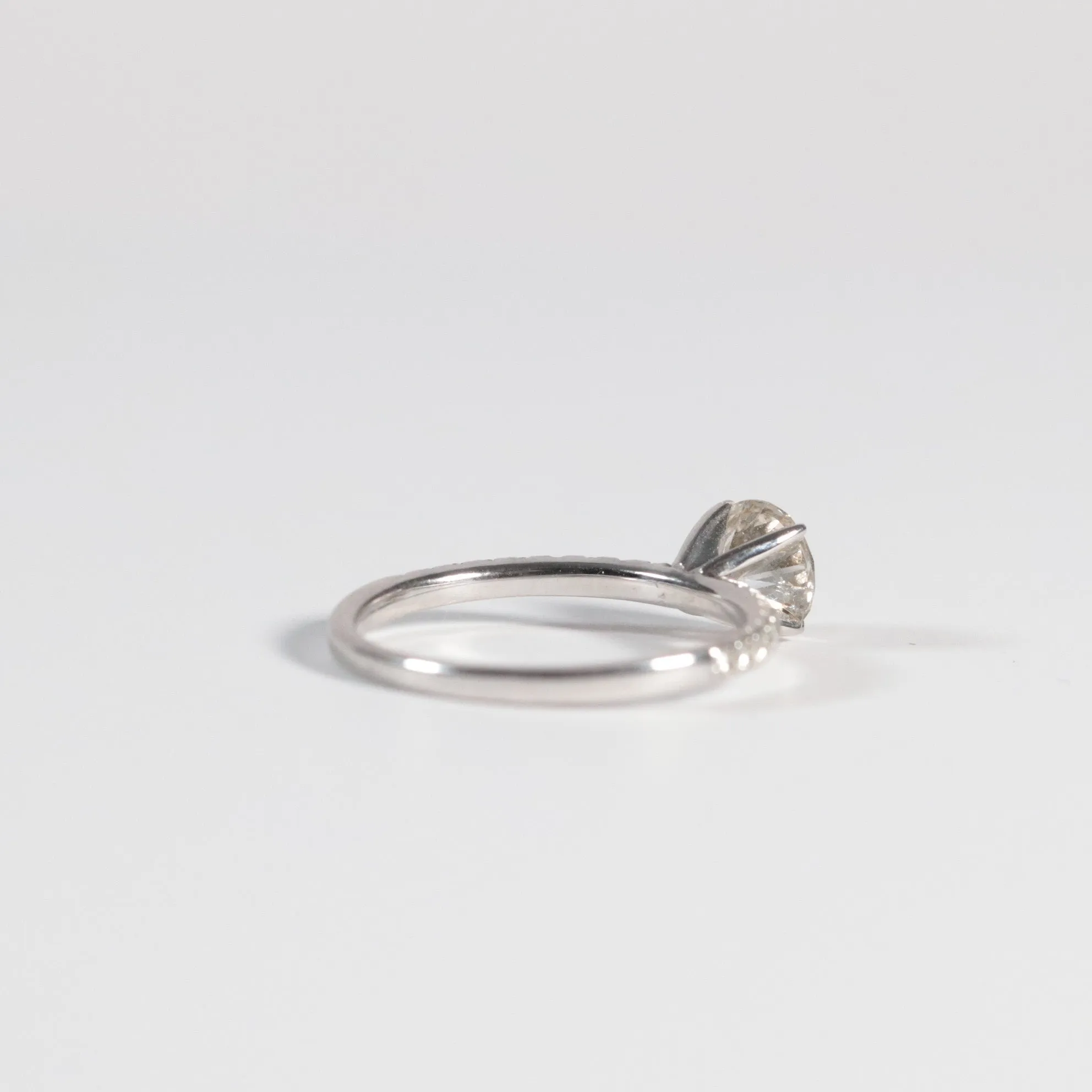 1.00 Round Solitaire with Accented Band