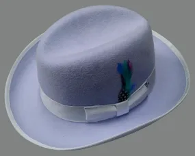 100% Wool God Father Hat - Sky