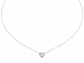 1.28 ct Heart Shaped Diamond Necklace Pendant