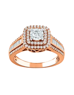 14ct Rose Gold Diamond Ring - 783730