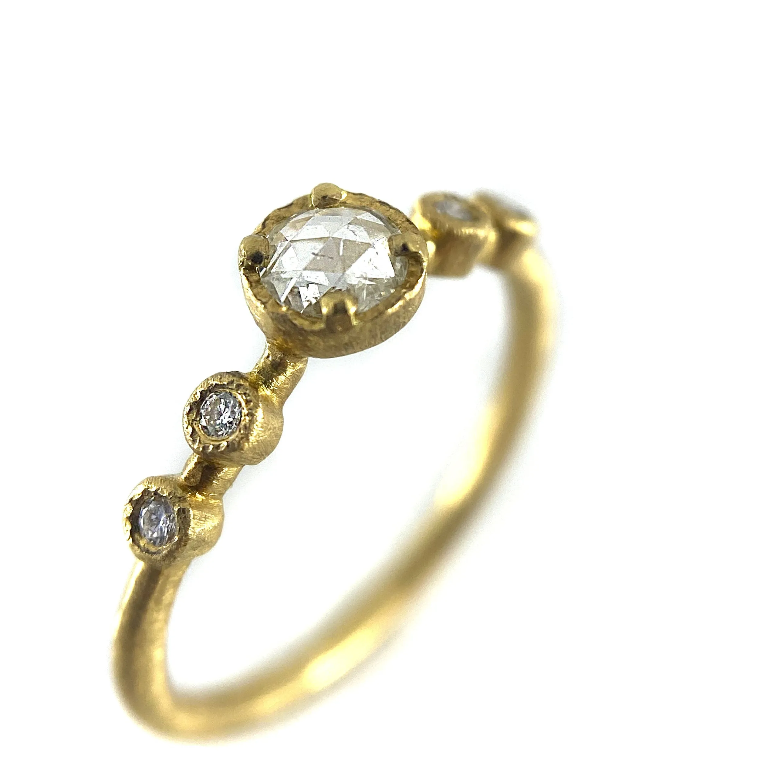 18k Gold and Diamond Ring