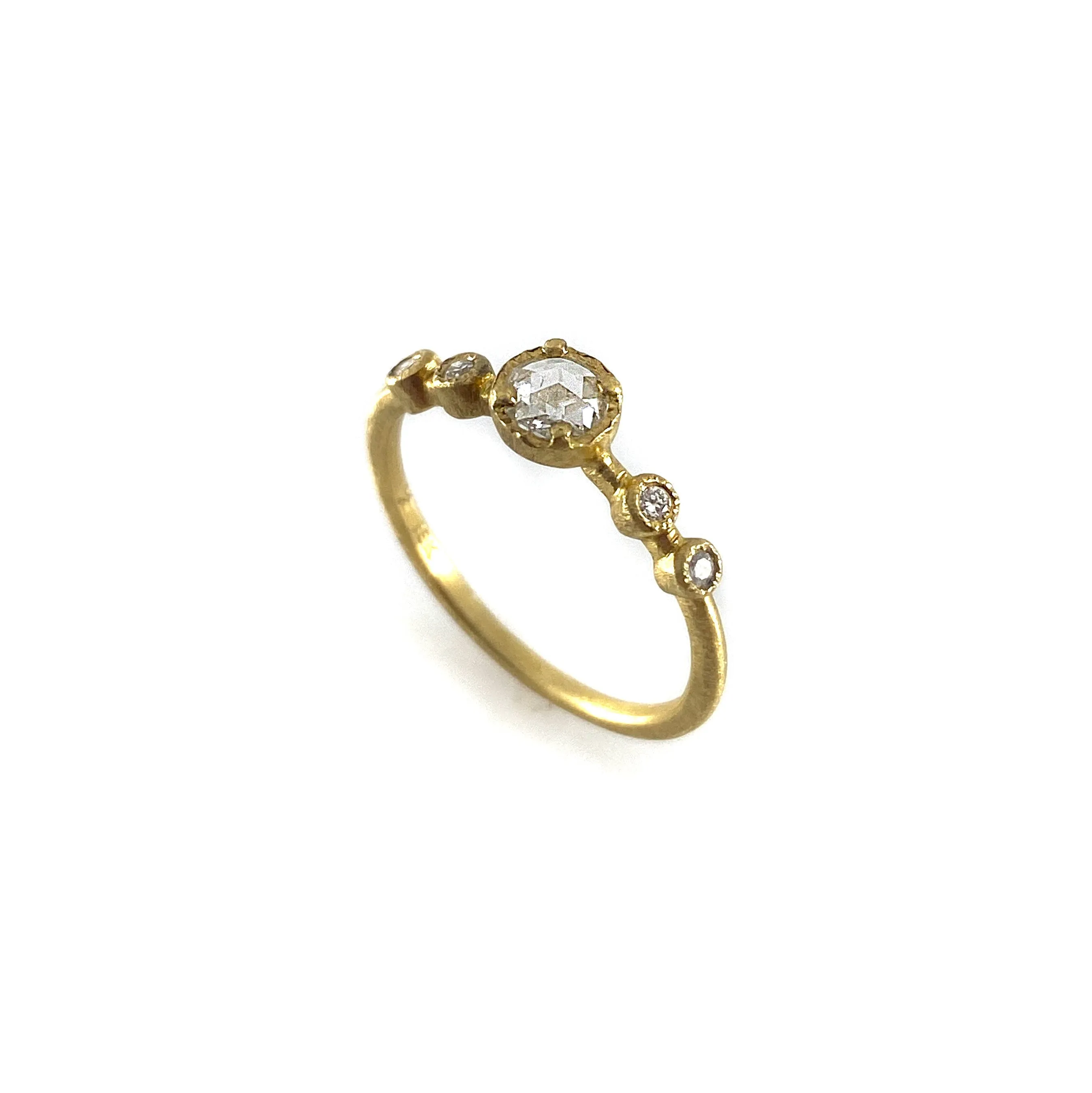 18k Gold and Diamond Ring