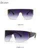 2023 Irregular Square Sun glasses Classic Punk Oversized Personality F sunglasses rimless one piece sunglasses