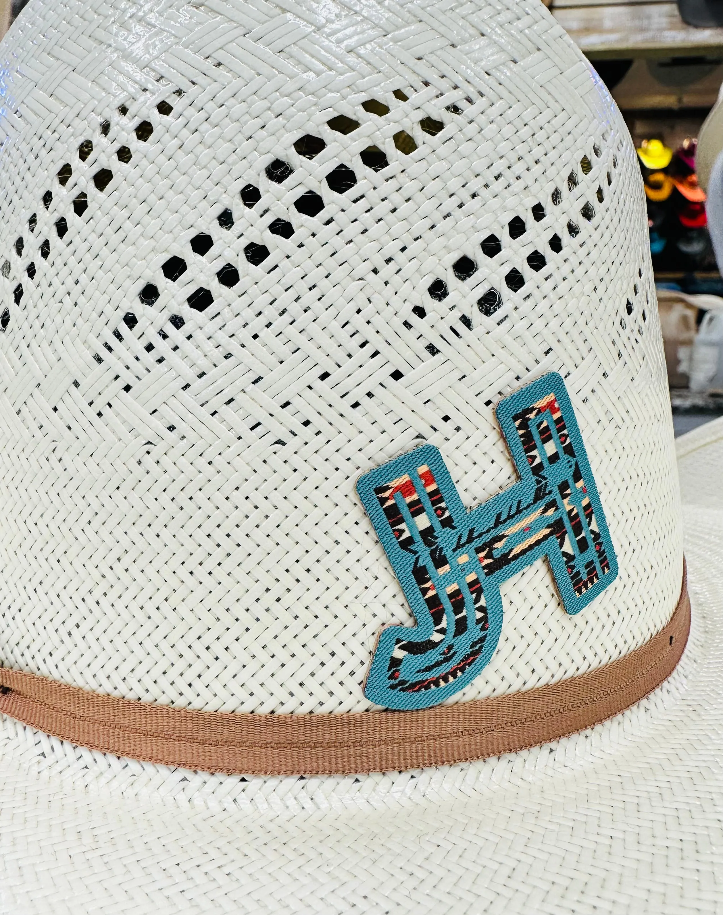 2023 Jobes Hats - patch/sticker -Aztec turquoise/Black