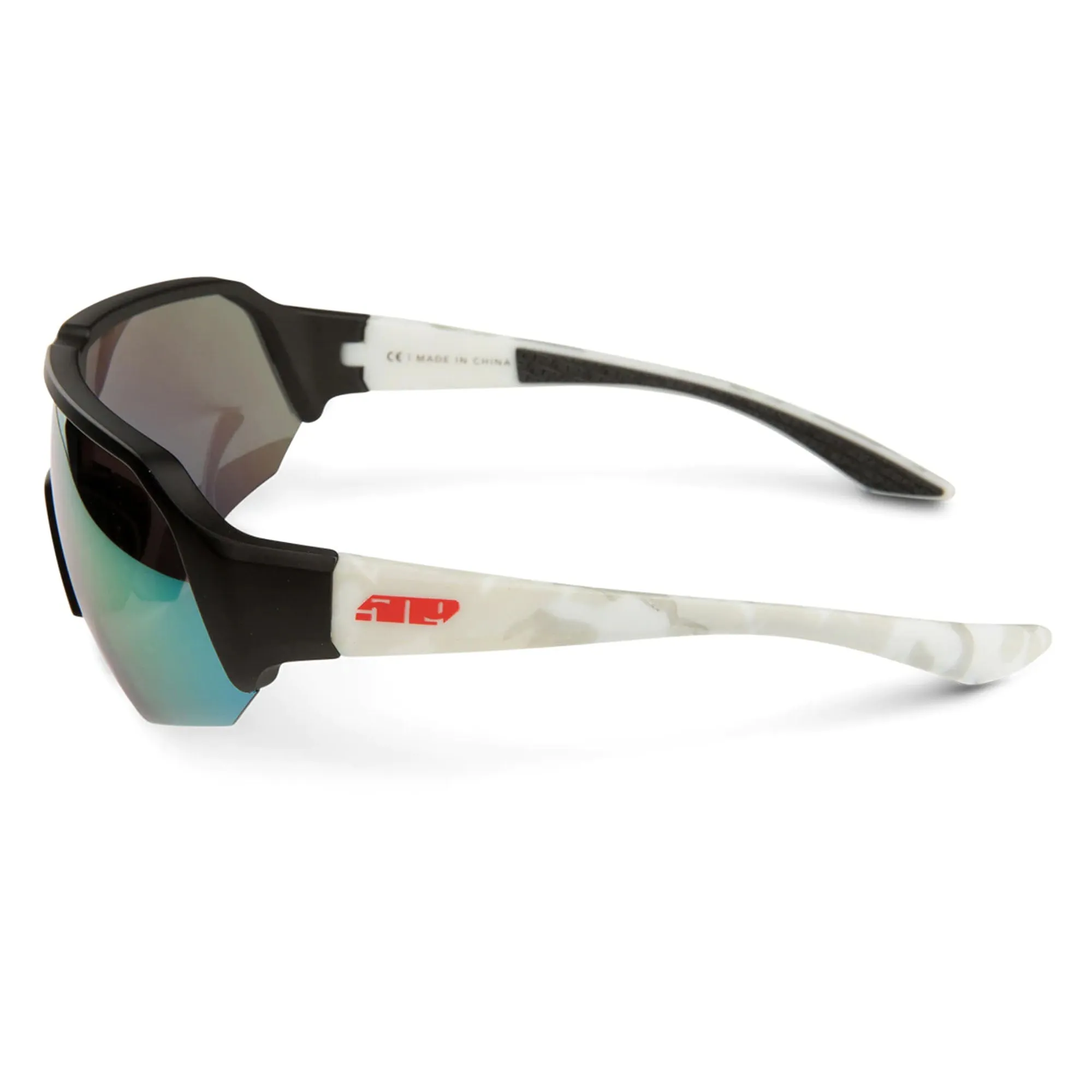 509 F02010200-000-801 Shags Polarized Sunglasses Fusion 5 Lens TR90 Frames Durable White