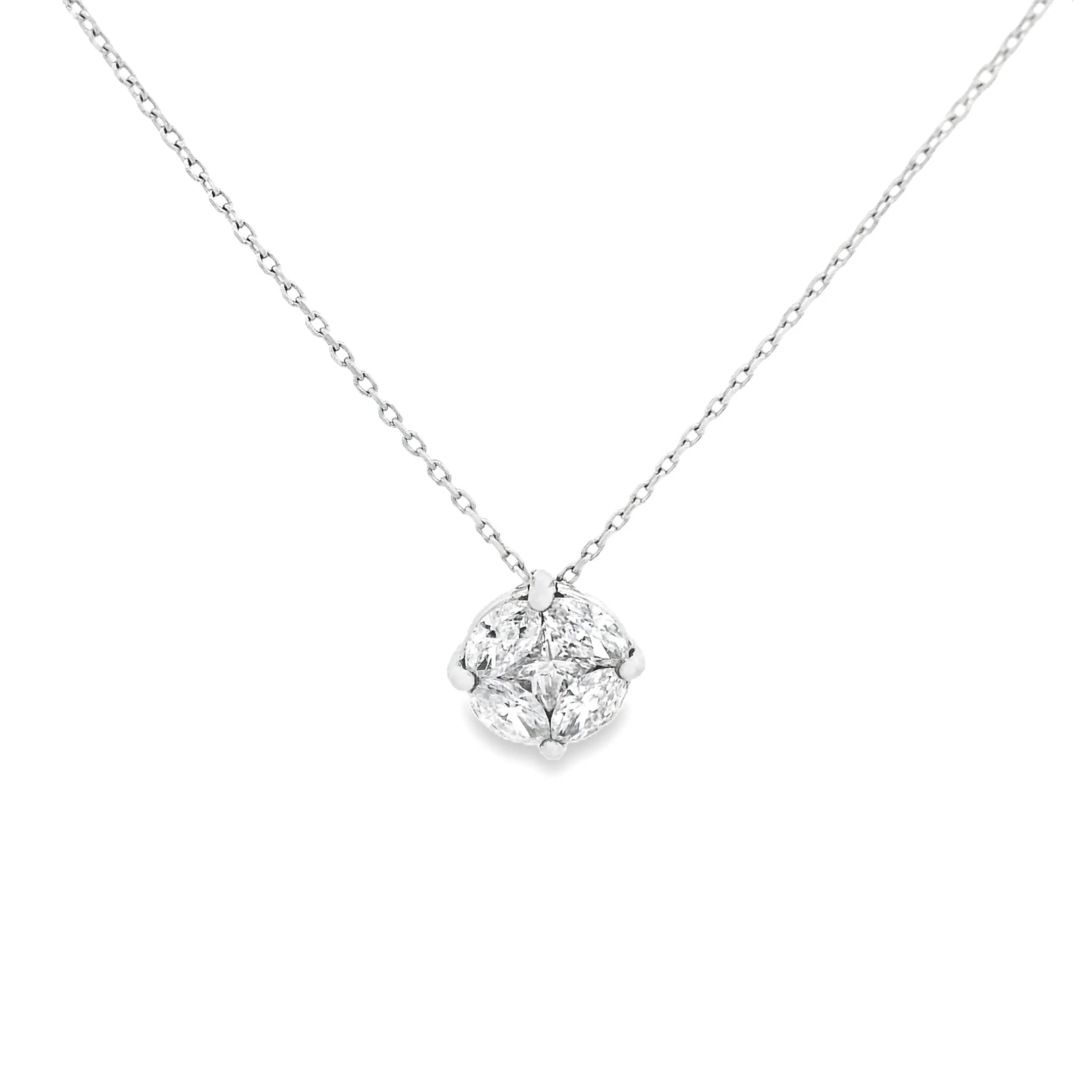 .50ct 18k White Gold Diamond Pendant