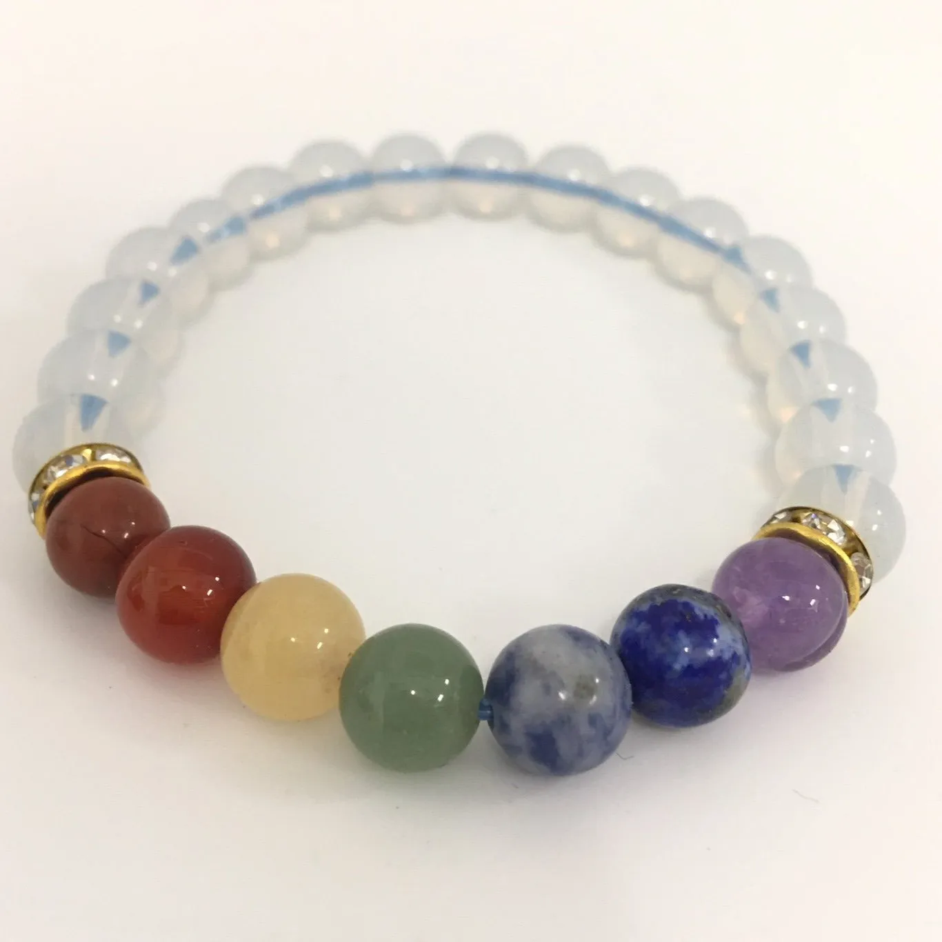 7 Chakra Opalite Bracelet