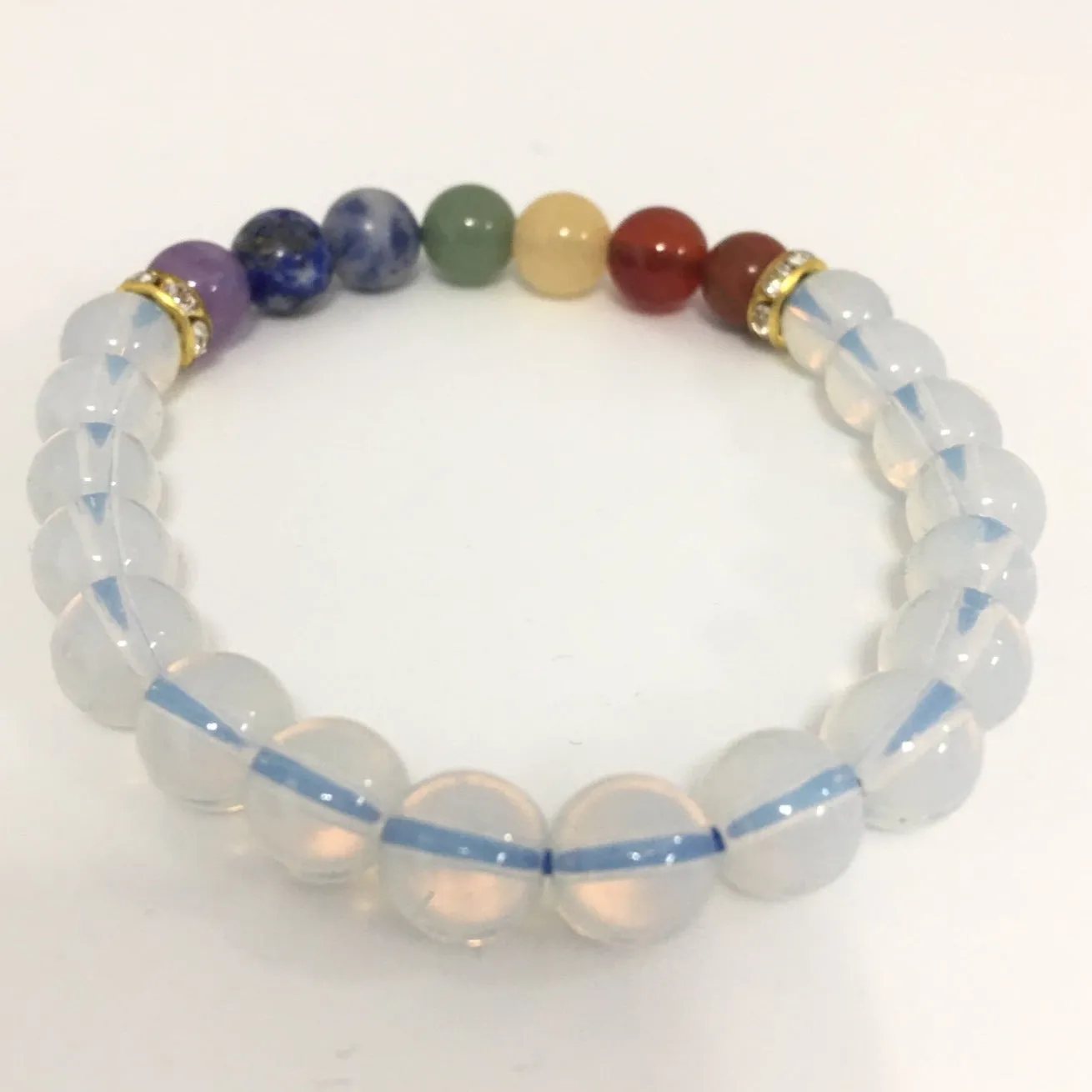 7 Chakra Opalite Bracelet