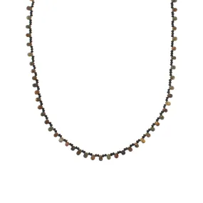 A Diamond Briolette Necklace