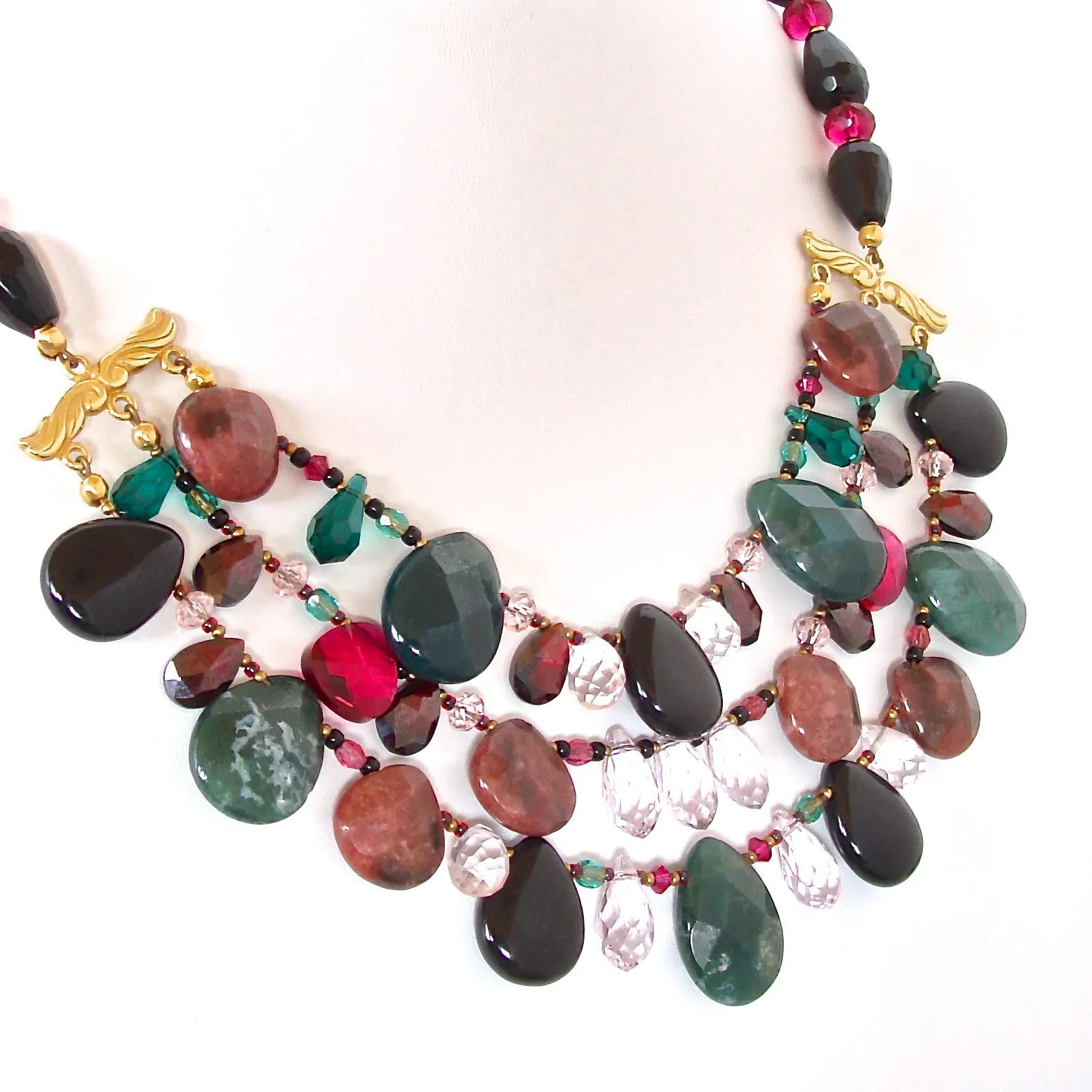 Amadeus: Gemstone Statement Necklace