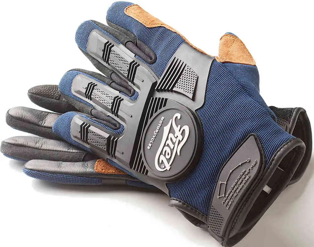 Astrail Fuel Motocross Gloves, Blue