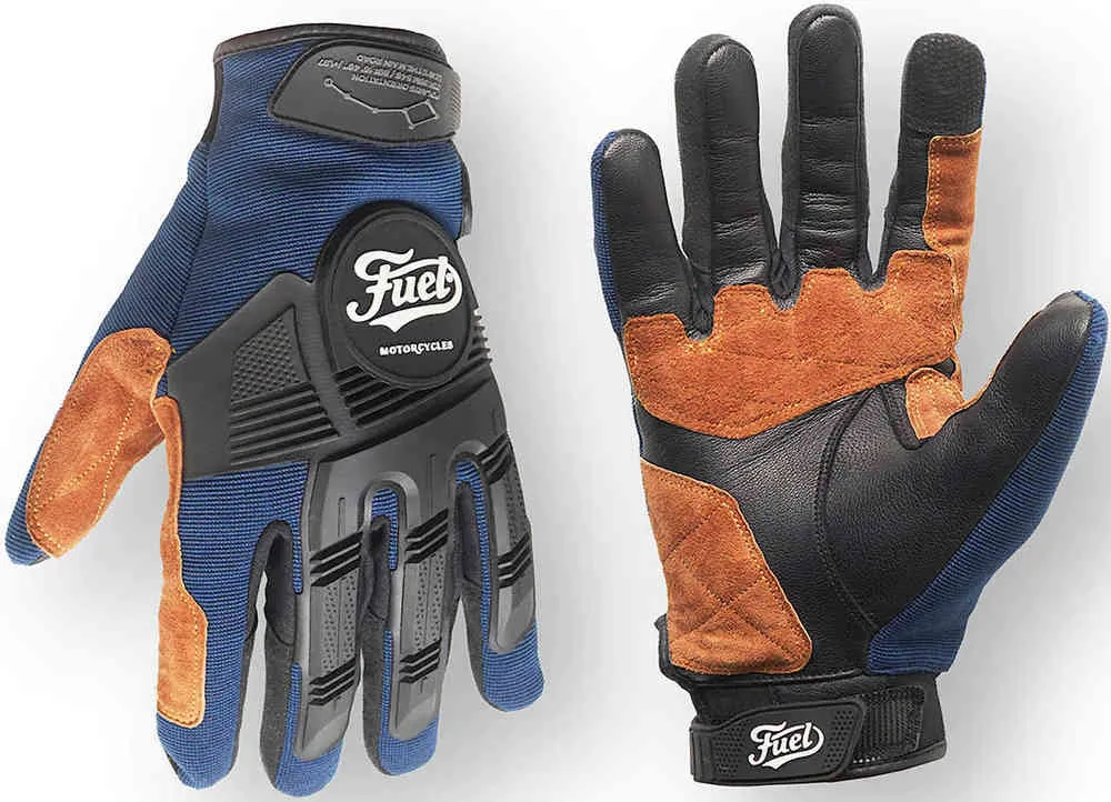 Astrail Fuel Motocross Gloves, Blue