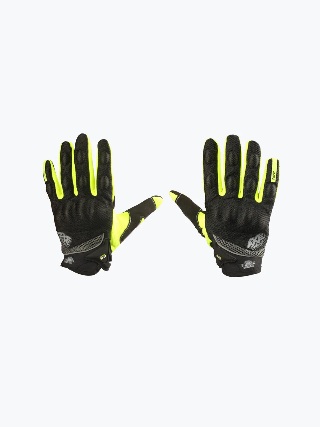 AXE Racing Gloves ST09 Black Yellow