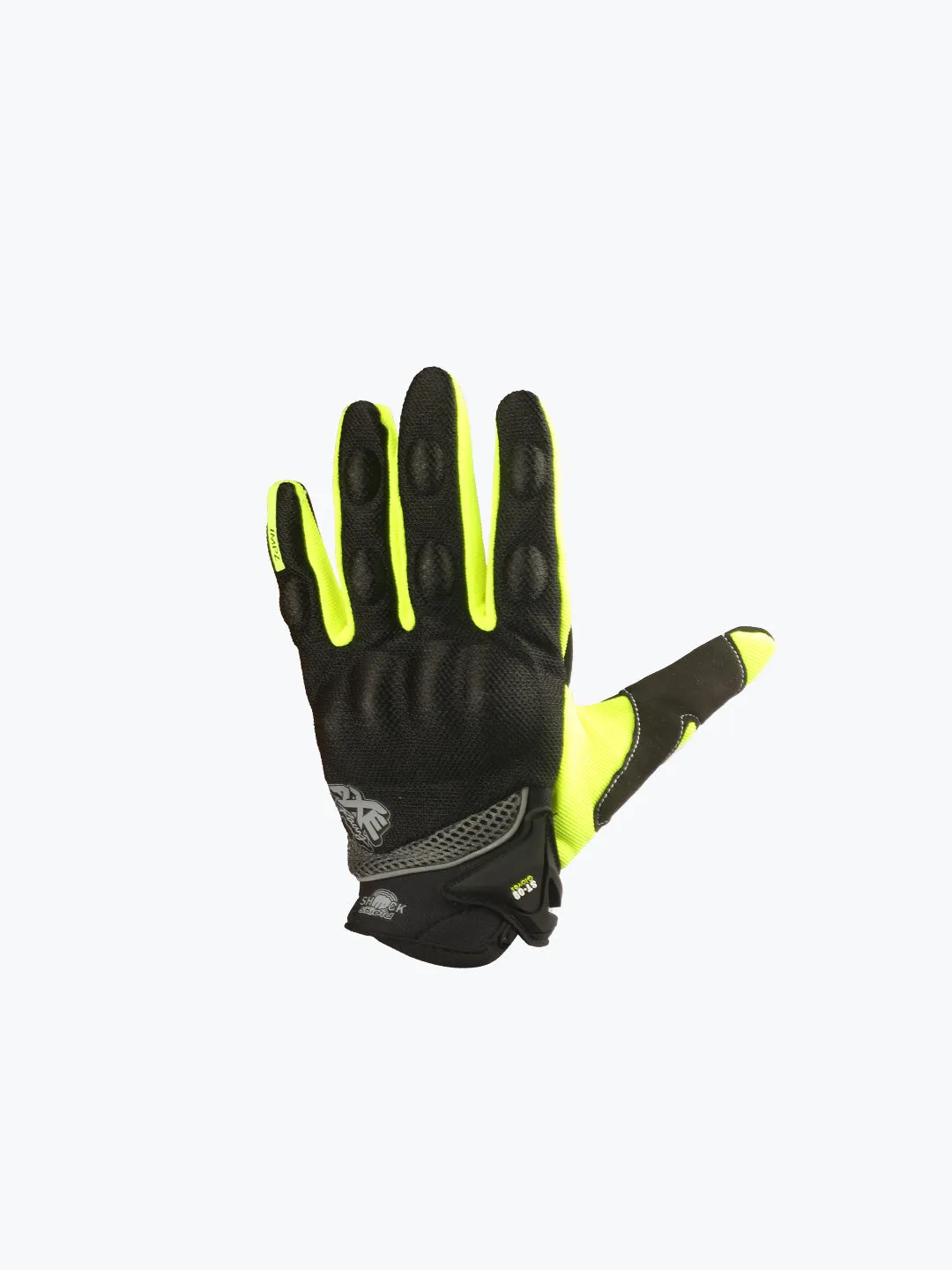 AXE Racing Gloves ST09 Black Yellow