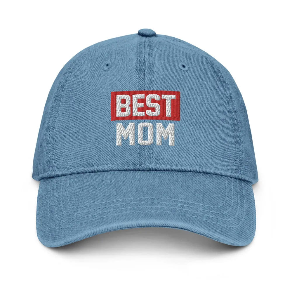 BEST MOM Denim Hat