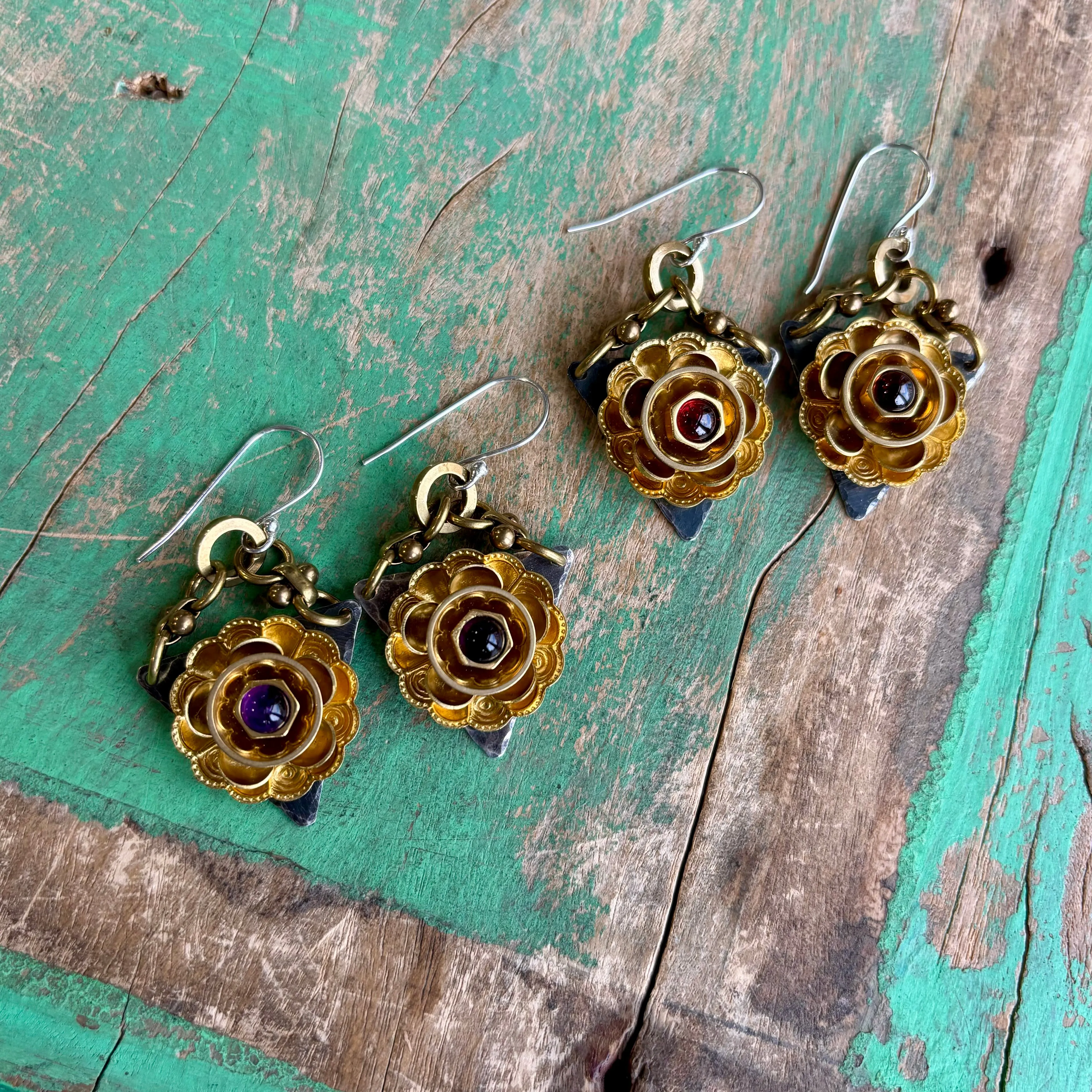 Blooming Gemstone Earrings