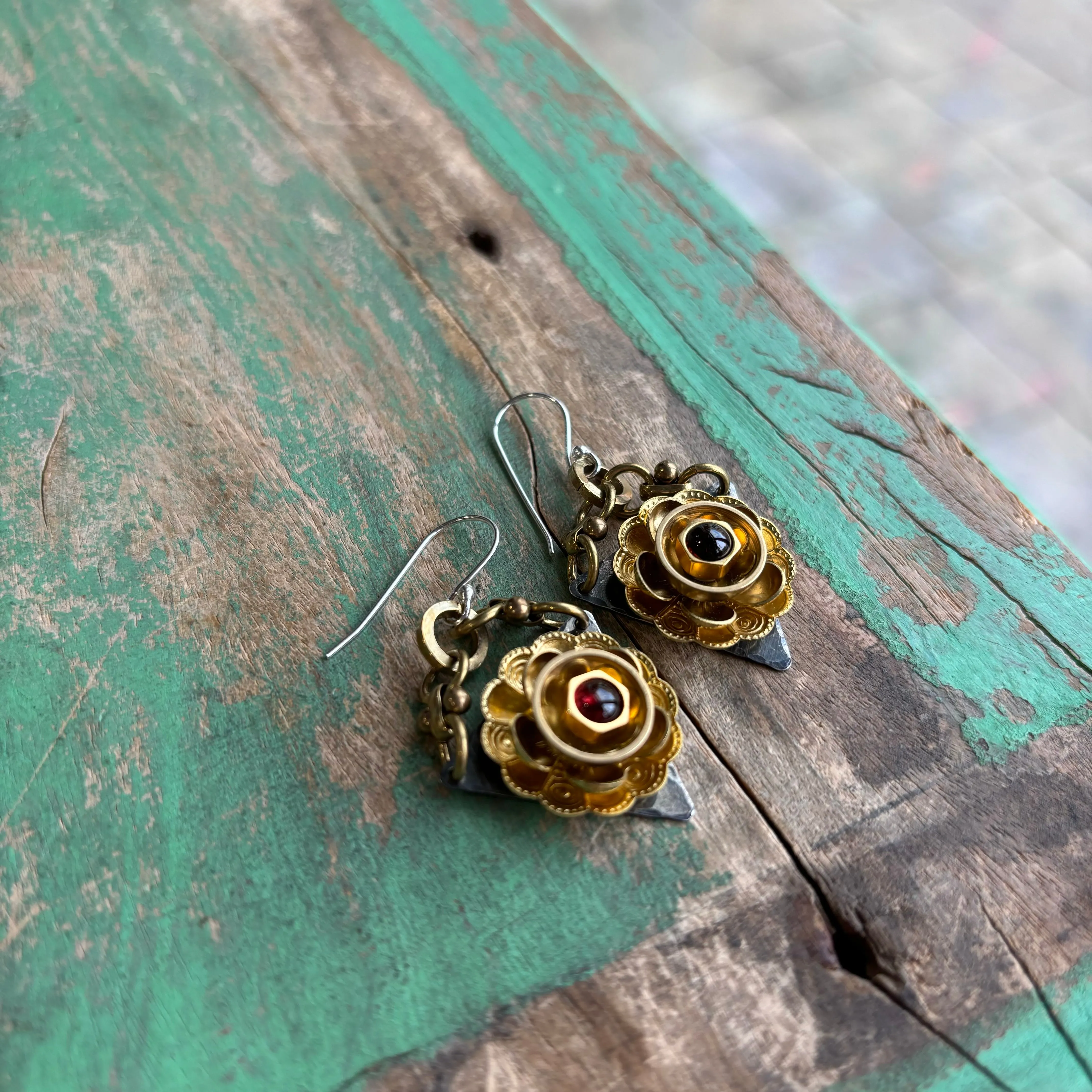 Blooming Gemstone Earrings