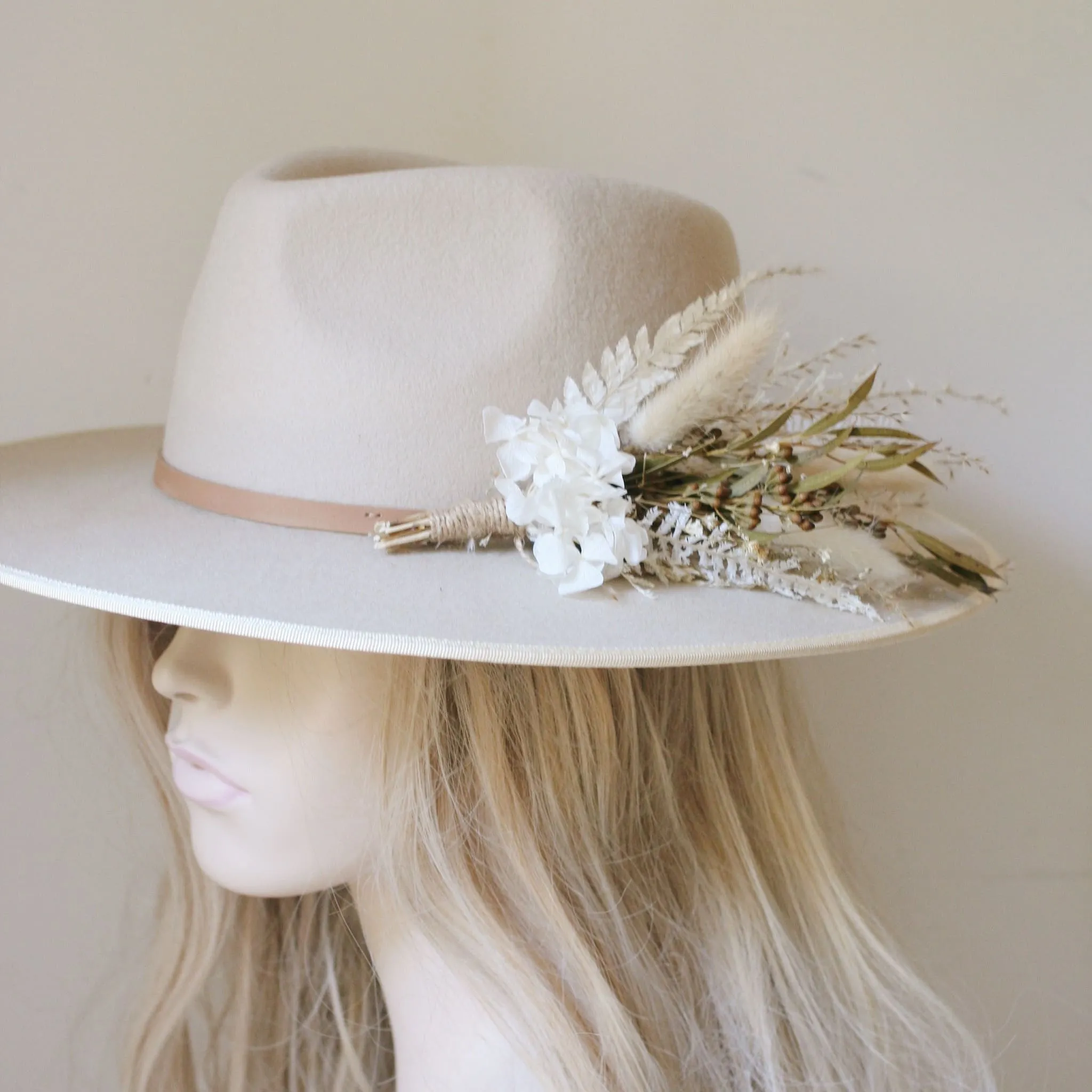 Boho Flower Hat Pin NATURAL CHIC