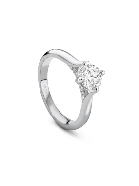 Boodles Brilliance Platinum Diamond Engagement Ring 1 Carat GVS2