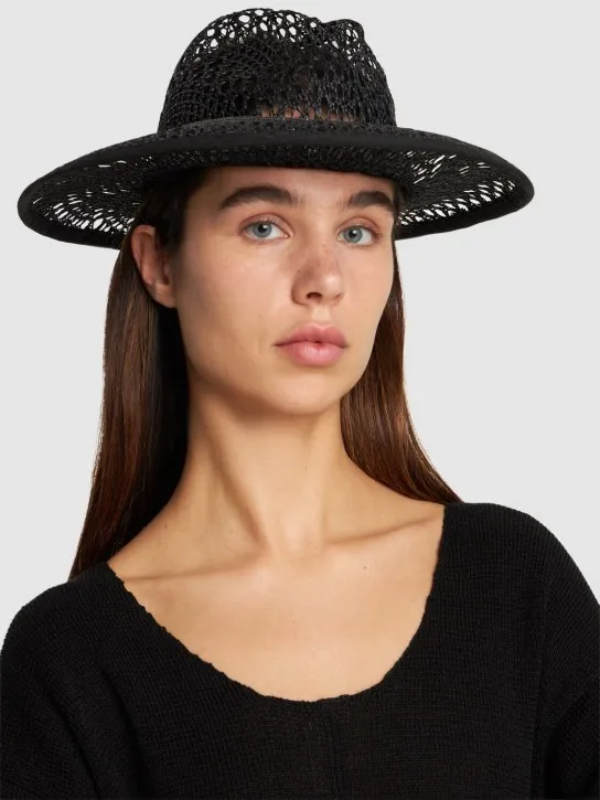 Brunello Cucinelli   Raffia effect brimmed hat 