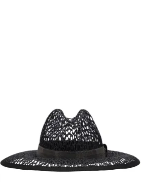 Brunello Cucinelli   Raffia effect brimmed hat 