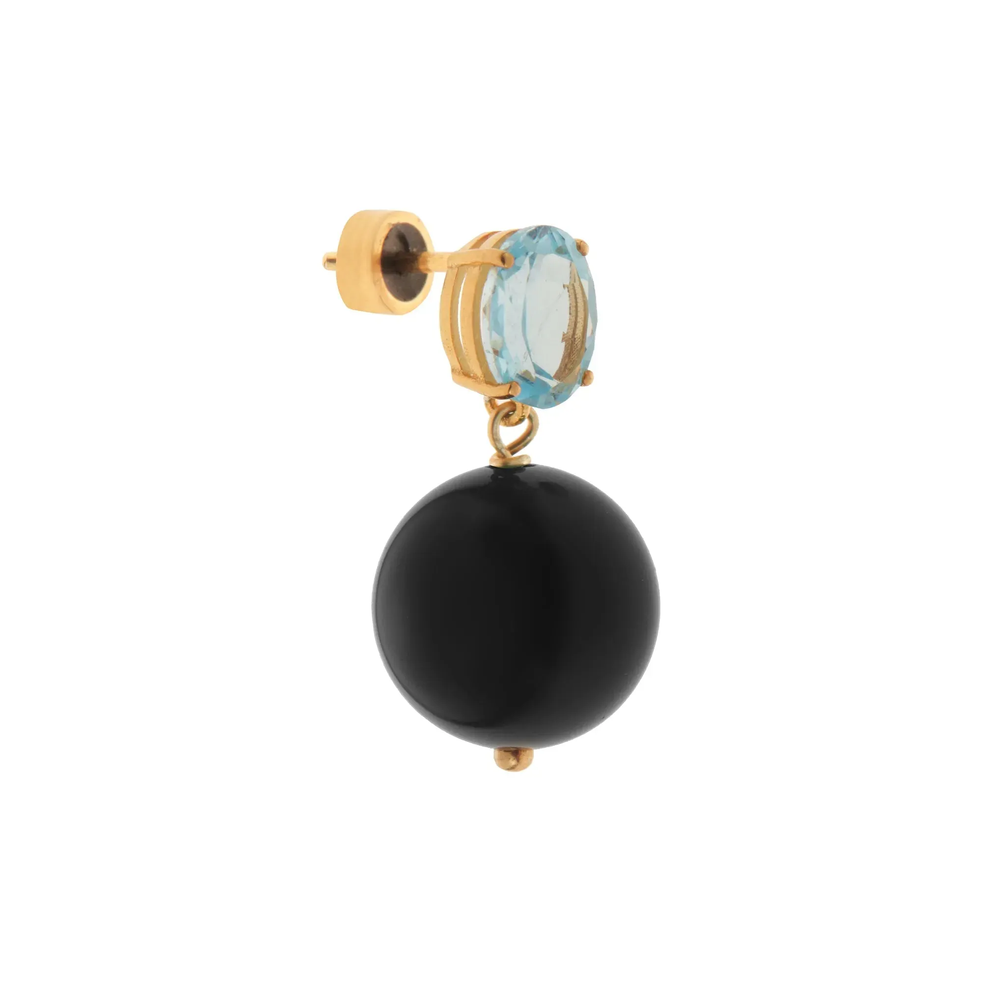 Bubble Onyx Blue Topaz