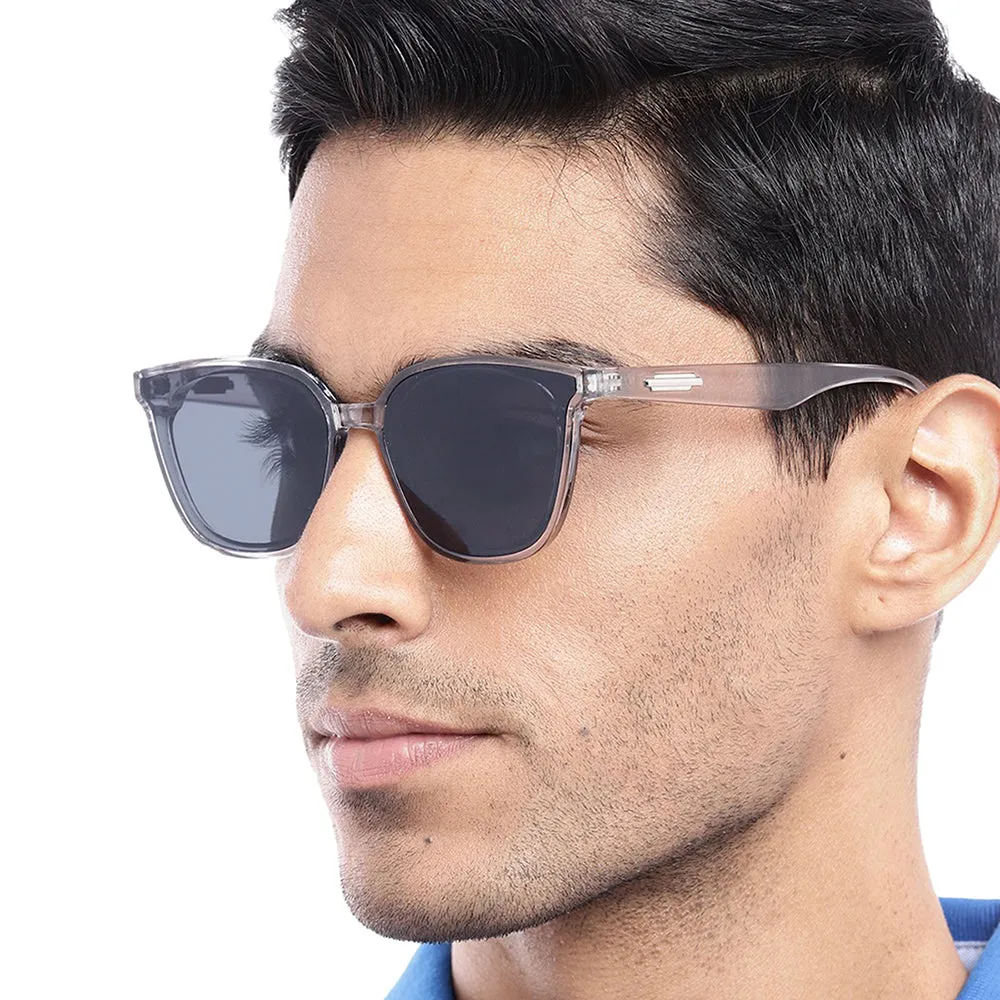 Carlton London Premium Transparent Toned Polarised And Uv Protected Lens Rectangle Sunglasses For Men