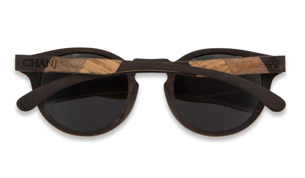 Chanj Sunglasses Manly Rosewood Birch Sustainable Handcrafted FSC Wood