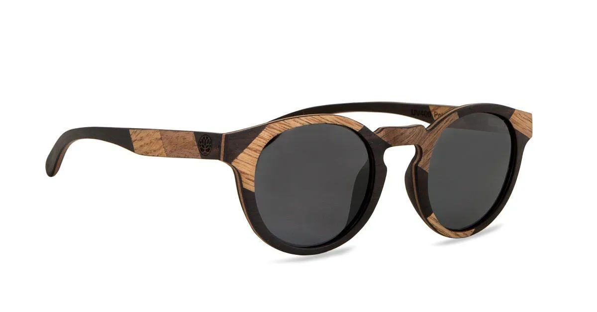 Chanj Sunglasses Manly Rosewood Birch Sustainable Handcrafted FSC Wood