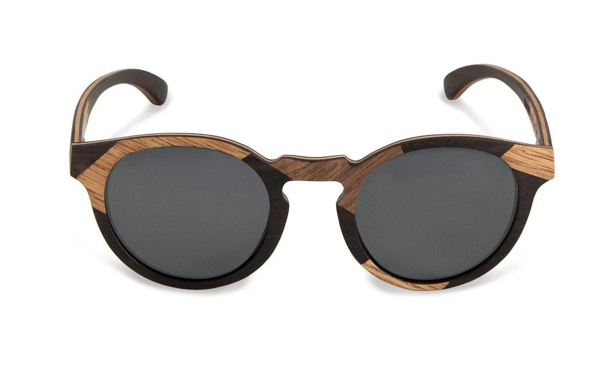 Chanj Sunglasses Manly Rosewood Birch Sustainable Handcrafted FSC Wood