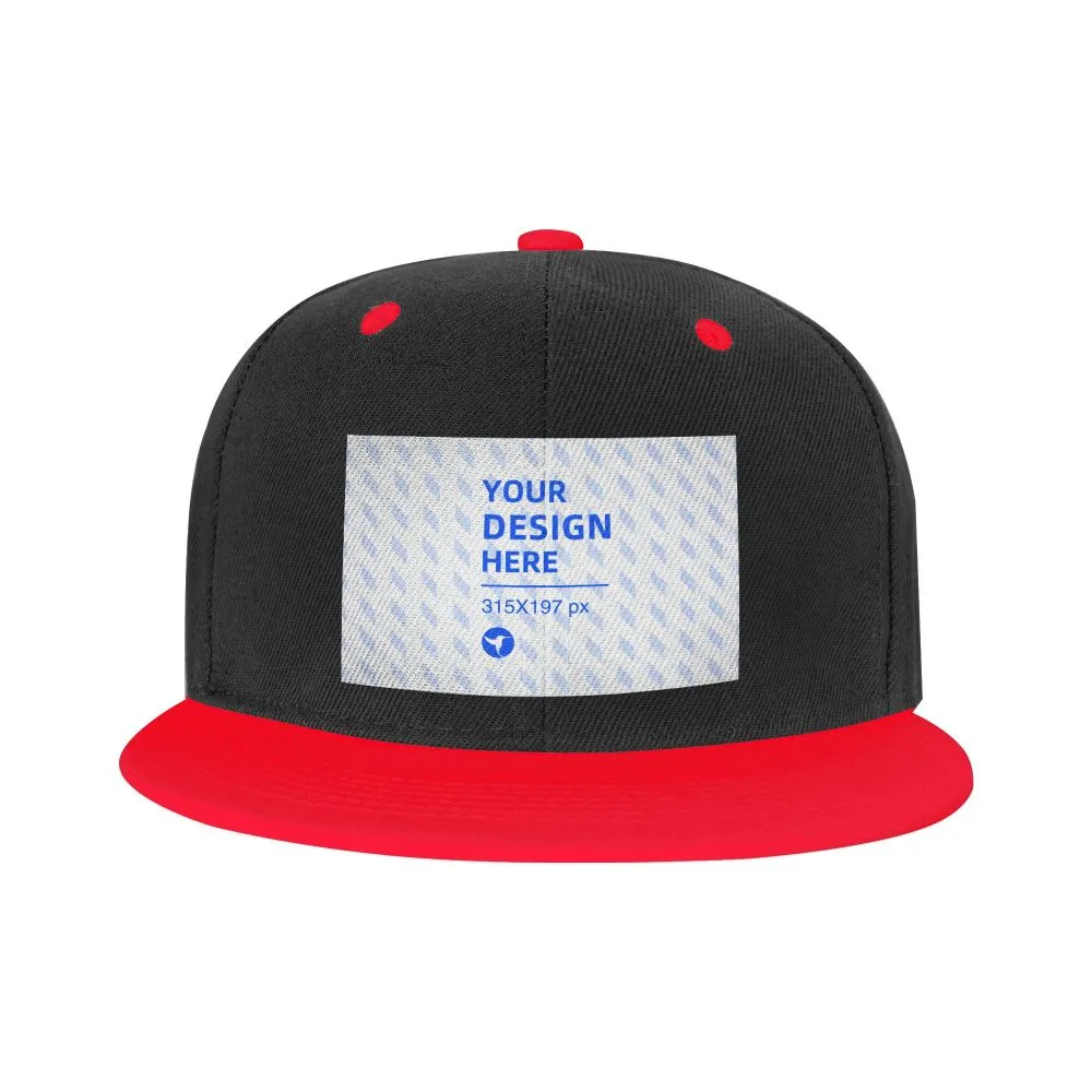 Children's Flat Brim Contrast Hip Hop Hat