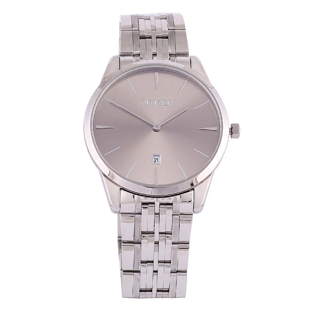 Citi Eco Drive Silver Chain Unisex Wristwatch