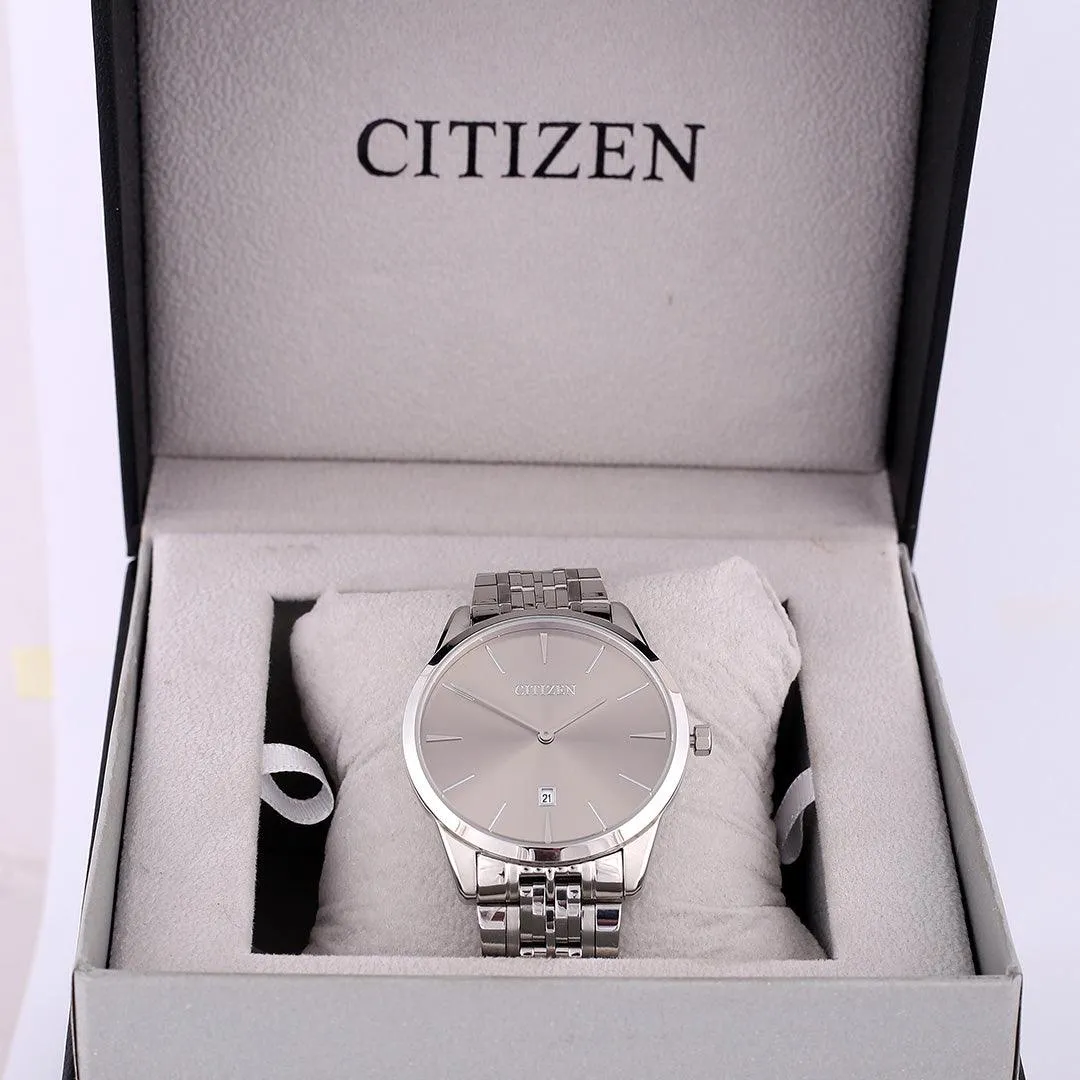 Citi Eco Drive Silver Chain Unisex Wristwatch