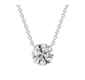 Classic Solitaire 0.50CT Diamond Pendant