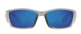 Costa Del Mar Mens Corbina Silver Frame - Blue Mirror 580 Glass Lens - Polarized Sunglasses