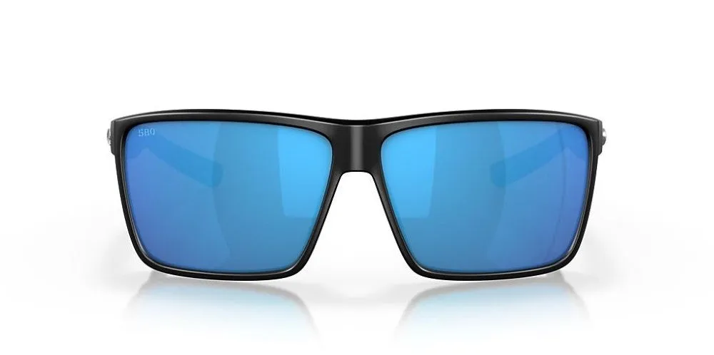 Costa Del Mar Rincon Matte Black Frame - Blue Mirror Glass Lens - Polarized Sunglasses