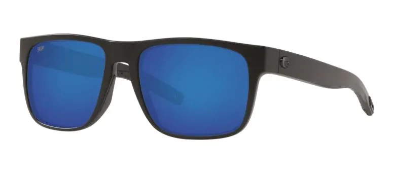 Costa Del Mar Spearo Blackout Frame -  Blue Mirror 580 Plastic Lens - Polarized Sunglasses