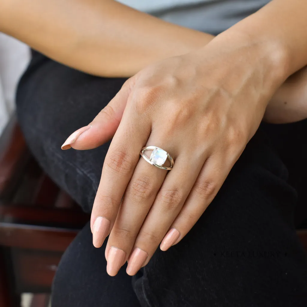 Cushion Essence - Moonstone Ring