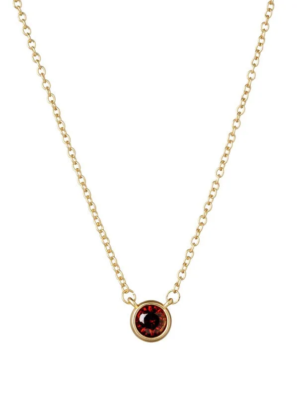 Dainty Birthstone Necklace