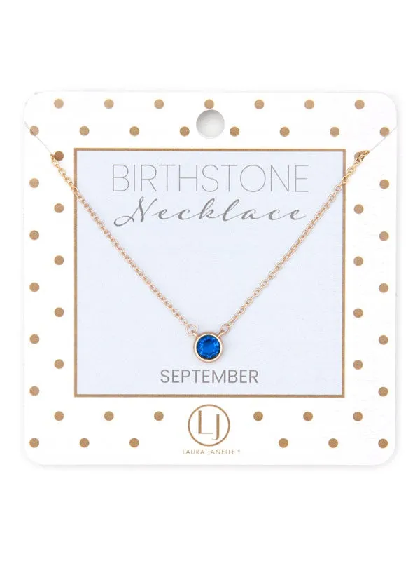 Dainty Birthstone Necklace