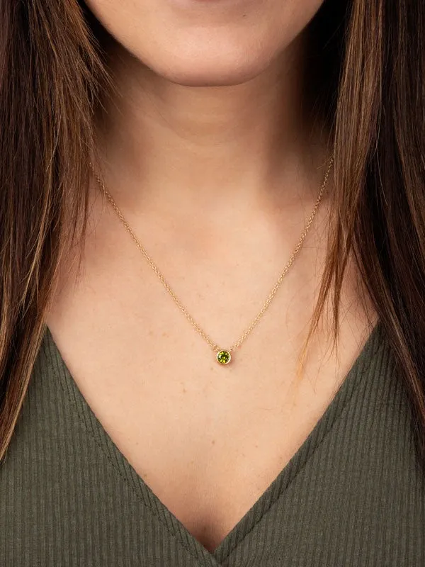 Dainty Birthstone Necklace