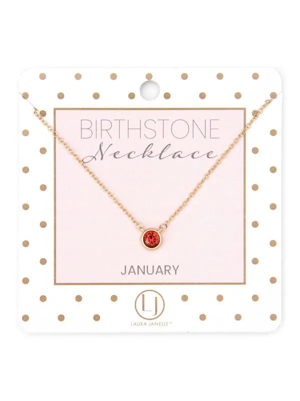 Dainty Birthstone Necklace