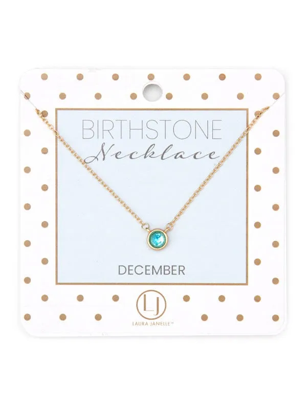 Dainty Birthstone Necklace