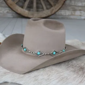 Diamond Concho Hat Band