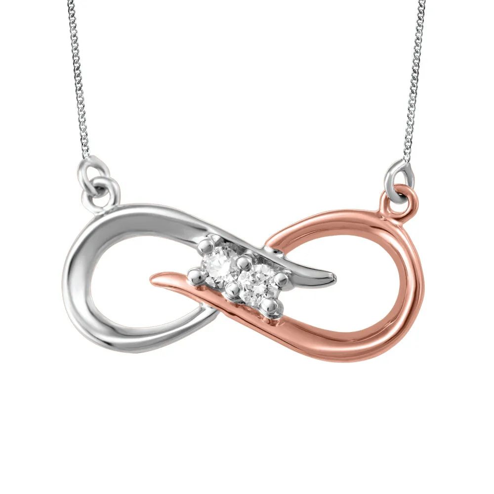 Diamond Infinity Necklace