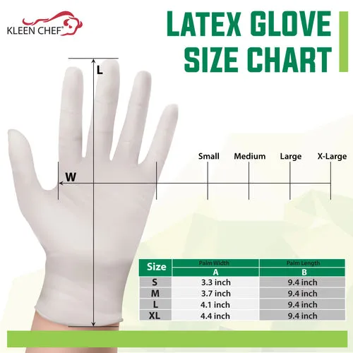 Disposable Food Preparation Multi-purpose Natural Latex Gloves