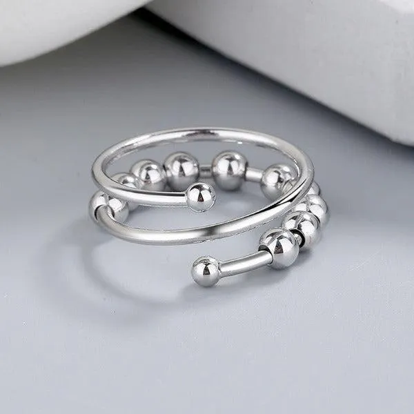 Double Layer Adjustable Anxiety Ring