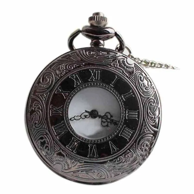 Dual Display Steampunk Pocket watch